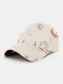 Unisex Moon Star Baseball Hat