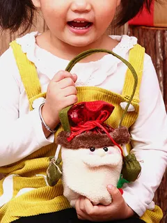 Christmas Candy Bolsa Apple Bolsa Bolso de mano