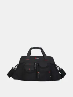 Bolso bandolera portátil de hombro de gran capacidad con múltiples bolsillos de negocios informal para hombre Bolsa