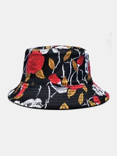 Unisex Pink Skeleton Bucket Hat