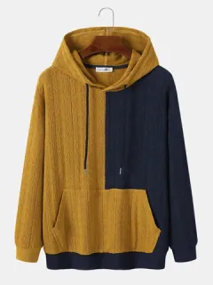 Two Tone Hit Texure Sweatshirts
