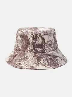 Unisex Line Drawing Print Bucket Hat