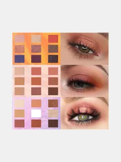 Paleta de sombras de ojos de girasol de 9 colores
