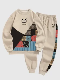 Smile Tribal Pattern Patchwork Set