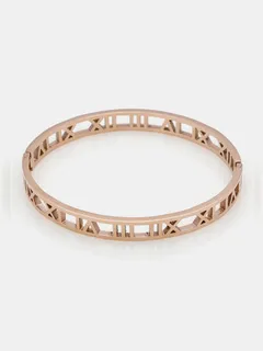Pulseras de números romanos huecos de moda