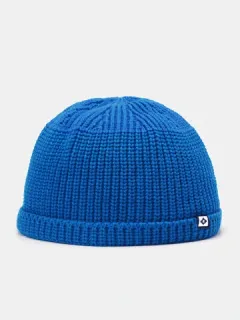 Unisex Solid Letter Label Knitted Beanie Hat