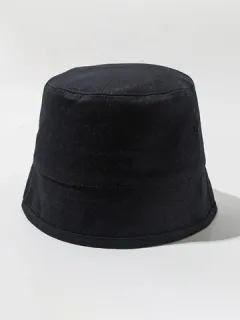 Unisex Solid Color Cotton Bucket Hat Hats