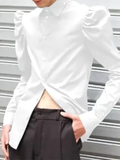Plain Puff Long Sleeve Shirt