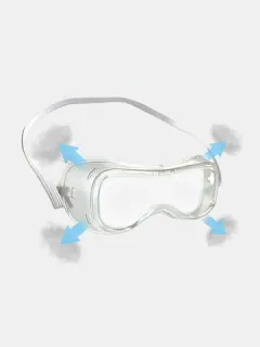 Gafas transparentes antivaho antisalpicaduras