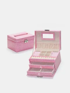Organizador de almacenamiento de joyas de cuero