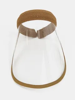 Portable Dustproof Cap Cover Large Brim Face Hat
