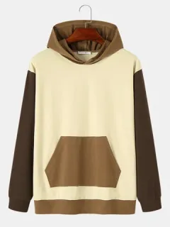 Vintage Color Spliced Hoodies