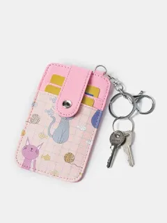 Monedero lindo con 5 ranuras para tarjetas para mujer