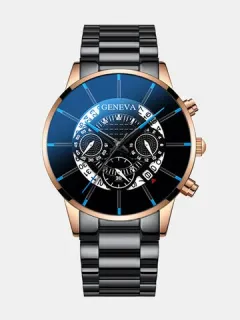 Cuarzo de acero resistente al agua Watch