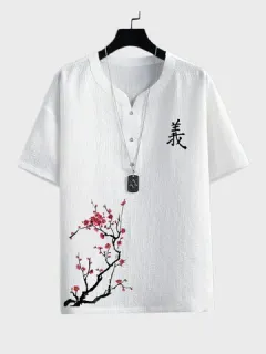 Plum Bossom Chinese Print T-shirts