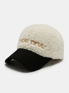 Unisex Patchwork Letter Embroidery Baseball Cap