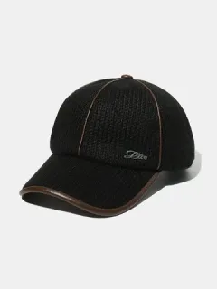 Men's Solid Knit Baseball Cap
