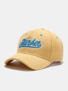 Unisex Baseball Cap with Contrast Color Letters