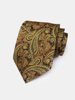 Corbata de traje estampada para hombre