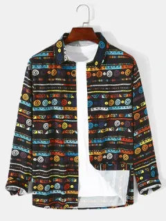 Ethnic Colorful Tire Graphic Shirts