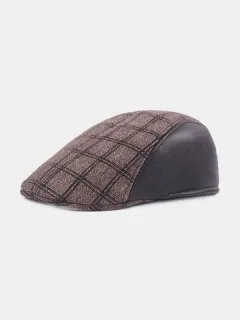 Patchwork cotton beret belt