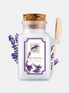 Sal de baño de lavanda natural