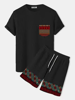 Tribal Patrón Trajes de punto de patchwork