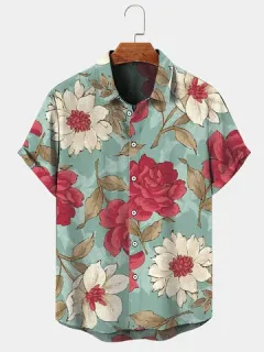 Floral print shirts