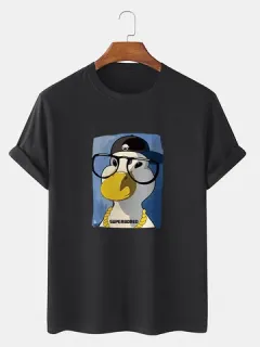 Cartoon Duck Graphic T-Shirts