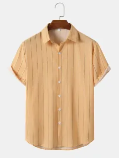 Plain vertical striped shirts