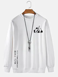 Sweatshirts with Japanese panda print