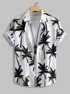 Coconut Tree Print Shirts