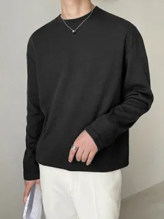 Long Sleeve Round Neck T-shirt