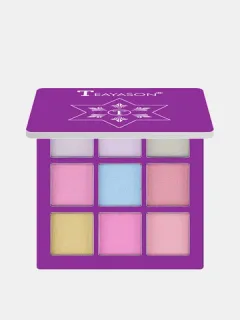 Paleta de sombras de ojos multifunción de 9 colores