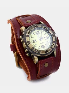 Vintage Piel Genuina Relojes para hombre