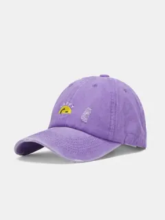 Broken Hole Embroidery Unisex Baseball Cap