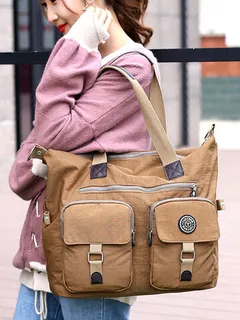 Bolso Momia Bolsa 2018 Otoño Nuevo Mujer Bolsa Bolso de viaje de gran capacidad Impermeable Ms. Shoulder Bolsa