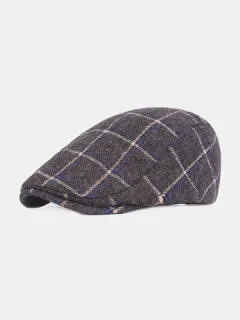 Men's Lattice Beret Cap