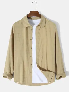 Hit Texure Solid Color Shirts