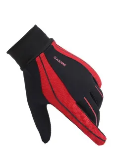 Pantalla táctil de malla transpirable de verano pesca Guantes