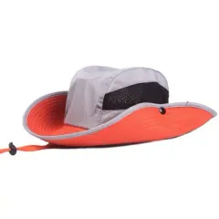 Men Foldable Outdoor Mesh Sun Hat Brim Sun Hat