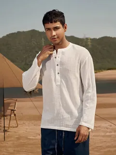 Solid Color Half Neck T-shirts