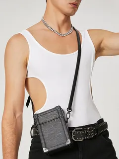 Men's Sexy Side Cut Out Sleeveless Vest