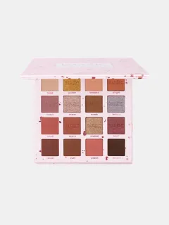 Paleta de sombras de ojos mate nude