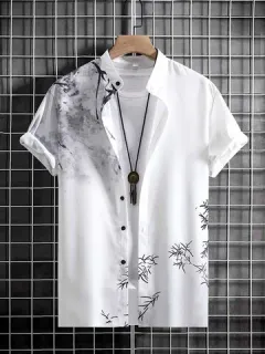Bamboo Floral Print Shirt