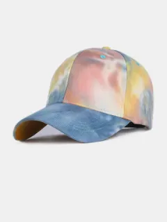 Unisex Cotton Tie Dye Fashion Baseball Hat