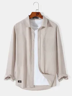Pure Color Oxford Cloth Shirts