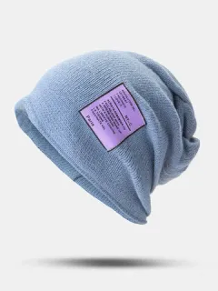 Unisex Plain Knit Hat
