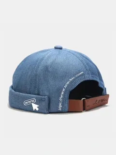 Unisex Website Embroidered Steel Seal Cap Skull