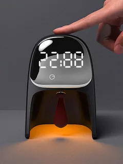Time Gentleman Alarm Reloj Luz Inteligente multifunción Timed Sleep Sound Wake Up Dormitorio Mesita de noche Lámpara Regalo del estudiante